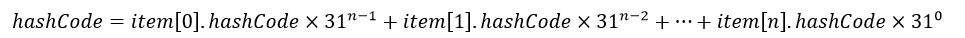 hashCode计算公式